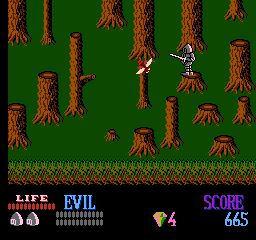 Wizards and Warriors screenshot 4 for NES
